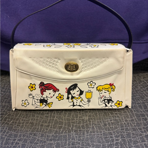 Sold Vintage Hassenfeld Bros Inc. No. 1909 Child’s Purse Vinyl - Picture 1 of 7